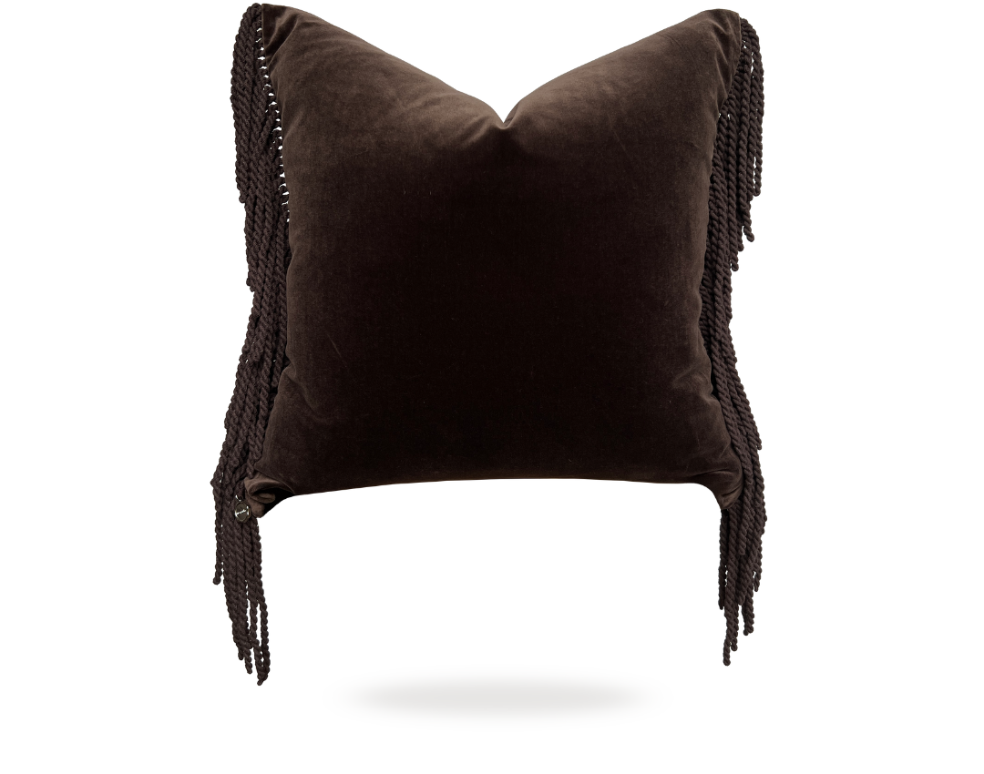 Cacao Square Cushion