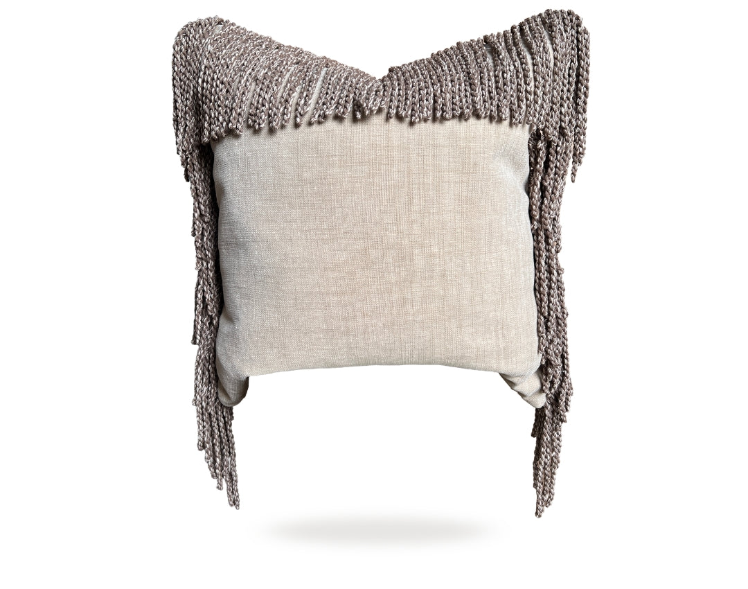 Smoked Sand Square Cushion