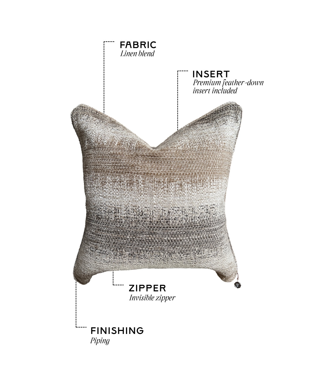 Dune Mist Square Cushion