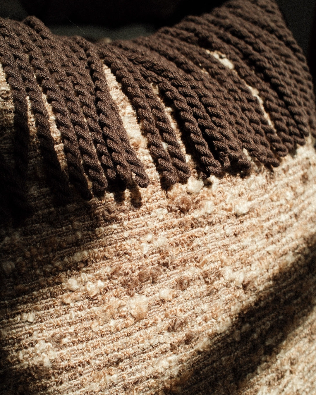 Burnt Umber Rectangle Cushion