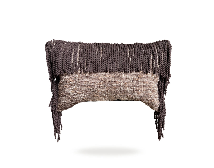 Burnt Umber Rectangle Cushion