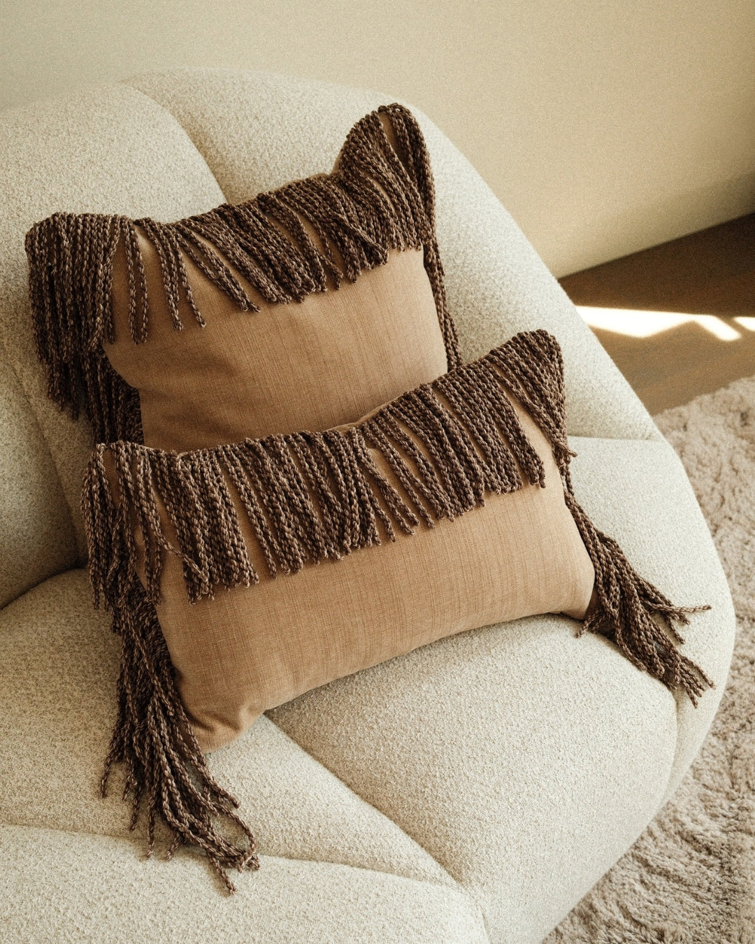 Smoked Sand Rectangle Cushion