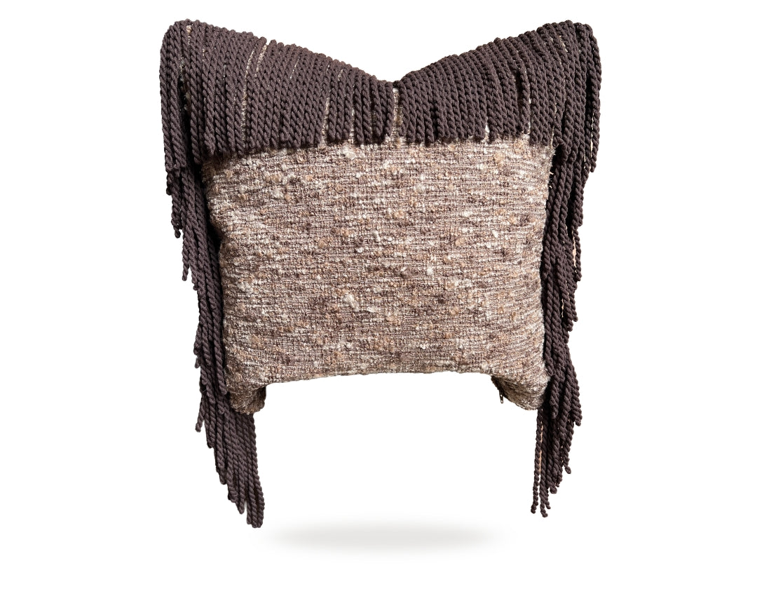 Burnt Umber Square Cushion