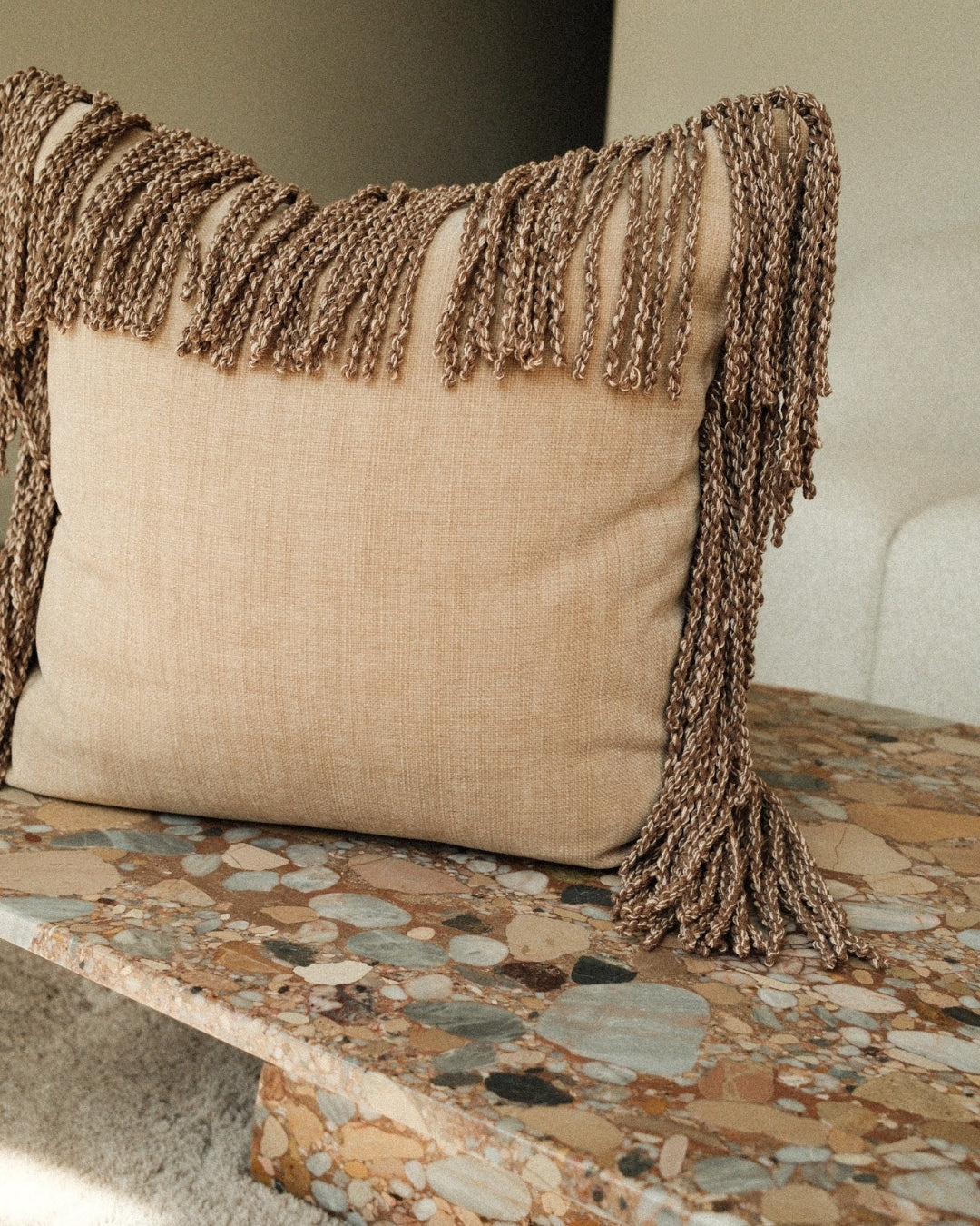 Smoked Sand Rectangle Cushion
