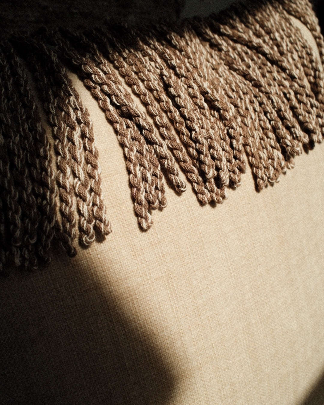 Smoked Sand Square Cushion